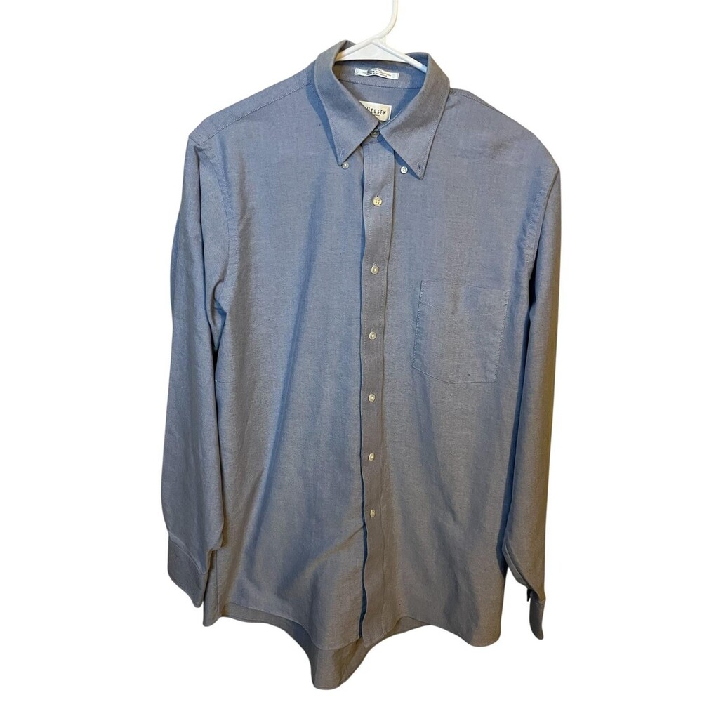 Van Heusen Lot 3 Men’s Dress Shirts Neck 16 16.5 Wrinkle Free Fitted Pincord - Picture 10 of 13